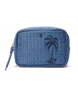 Косметичка Victoria's Secret Glam Bag, Prescious Sapphire Straw