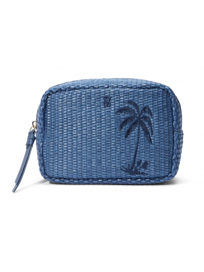 Косметичка Victoria's Secret Glam Bag, Prescious Sapphire Straw
