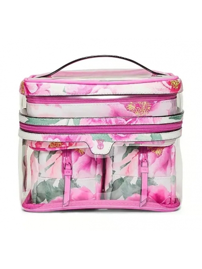 Косметичка 4-в-1 Victoria's Secret Beauty Bag, White Flowers