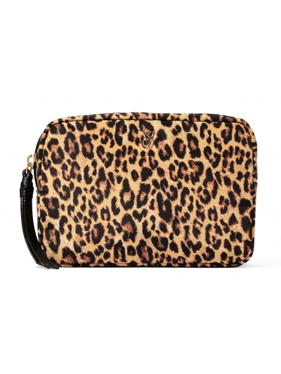 Косметичка Victoria's Secret Glam Bag, Леопардова