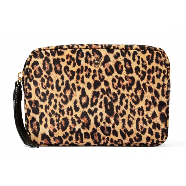 Косметичка Victoria's Secret Glam Bag, Леопардова