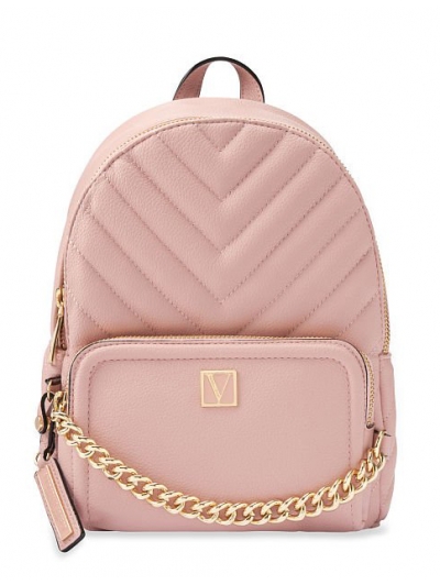 Рюкзак Victoria's Secret The Victoria Small Backpack, Персиковий колір