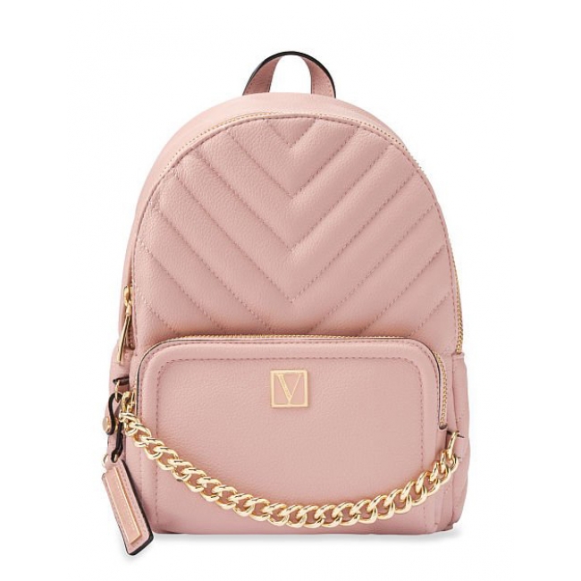 Рюкзак Victoria's Secret The Victoria Small Backpack, Персиковий колір