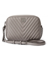 Сумочка Вікторія сікрет The Victoria Top-Zip Crossbody, Dark Grey (темно-сіра)