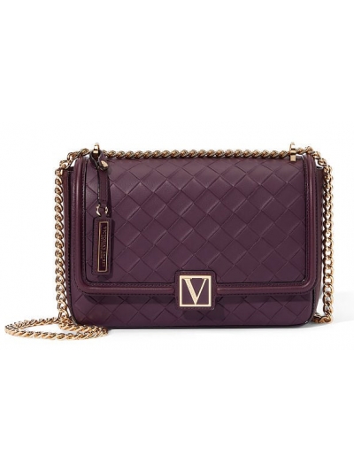 Сумка Victoria's Secret The Victoria Medium Shoulder Bag, Бордова