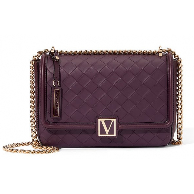 Сумка Victoria's Secret The Victoria Medium Shoulder Bag, Бордова