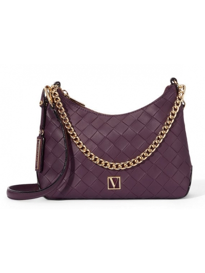 Сумка Victoria's Secret The Victoria Mini Curve Bag, Бордова
