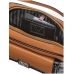 Сумка Victoria's Secret The Victoria Top-Zip Crossbody, Чорна з коричневими вставками та об'ємним логотипом VS