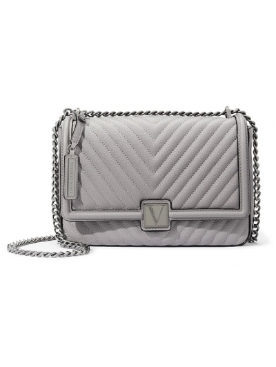 Сумка Victoria's Secret The Victoria Medium Shoulder Bag, Сіра
