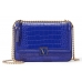 Сумка Victoria's Secret The Victoria Medium Shoulder Bag, Синій пітон