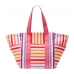 Сумка пляжна Victoria’s Secret Multicolor Stripes Tote Bag, різнокольорова смужка