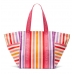 Сумка пляжна Victoria’s Secret Multicolor Stripes Tote Bag, різнокольорова смужка