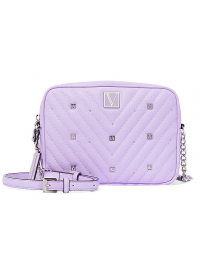 Сумка Victoria's Secret The Victoria Top-Zip Crossbody, Бузковий колір