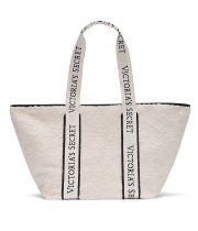 Сумка Victoria’s Secret Cozy-Plush Tote Bag, Кремова
