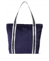 Сумка Вельветова Victoria’s Secret PINK Ribbed Velour Tote, Синя