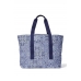 Сумка пляжна Victoria’s Secret Reversible Canvas Tote Bag, синя