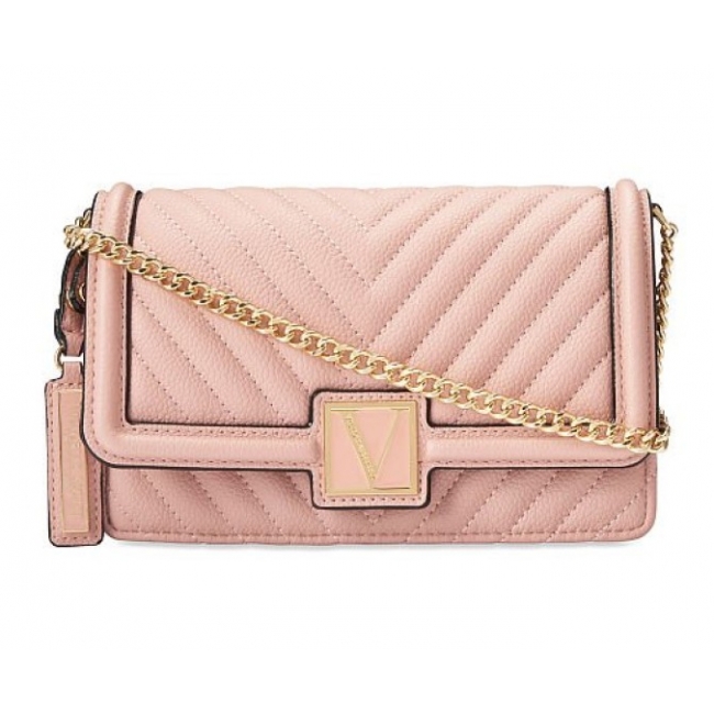 Сумка кросбоді Victoria's Secret The Victoria Mini Shoulder Bag, Пудрова