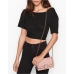 Сумка кросбоді Victoria's Secret The Victoria Mini Shoulder Bag, Пудрова