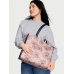 Сумка пляжна Victoria’s Secret Floral Tote, рожева з квітами