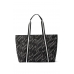 Сумка шопер Victoria's Secret Tote Bag, чорна з лготипом