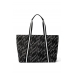 Сумка шопер Victoria's Secret Tote Bag, чорна з лготипом