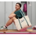 Сумка пляжна Victoria’s Secret Canvas Tote Bag, Бежева