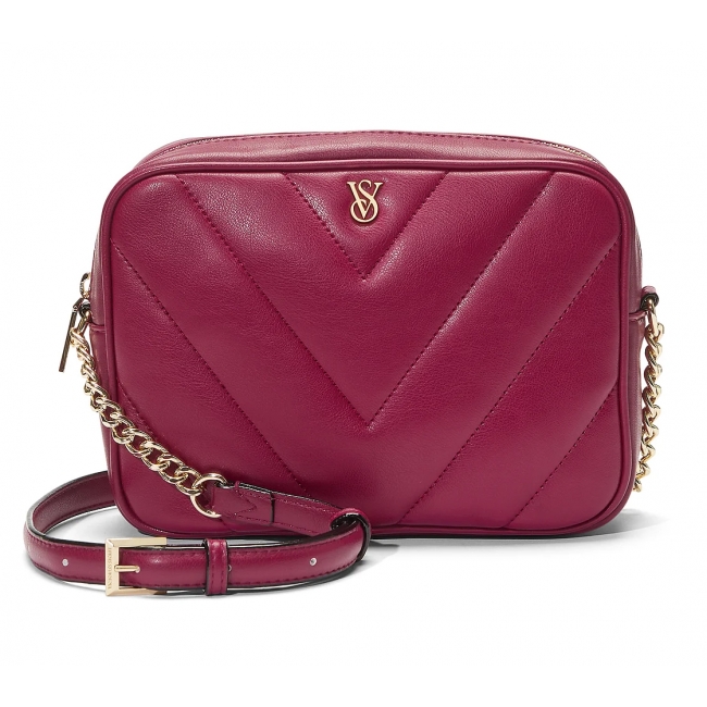 Сумка Victoria's Secret Crossbody Camera Bag, Бургунді