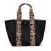 Сумка пляжна Victoria’s Secret Mesh Tote Bag, Леопардова