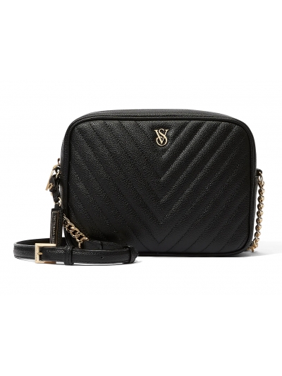 Сумка Victoria's Secret Crossbody Camera Bag, Ribbed Black