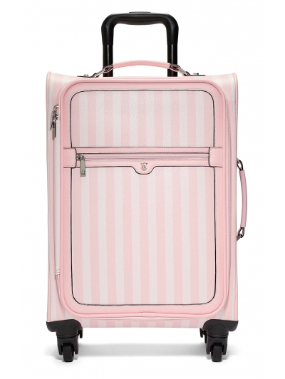 Валіза у рожеву смужку Victoria’s Secret Carry-On Luggage, Heritage Stripe