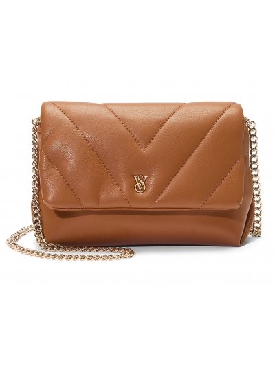 Сумка кросбоді Victoria’s Secret Mini Convertible Bag, Світло-коричнева