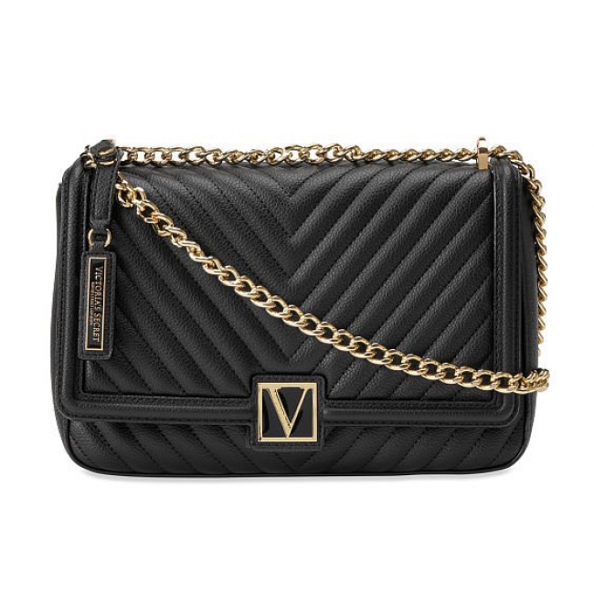 Сумка Victoria's Secret The Victoria Medium Shoulder Bag, Black