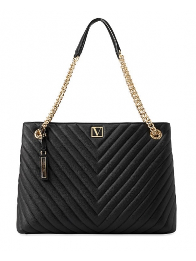Сумка Victoria Secret The Victoria Shoulder Tote Bag, Black Lily