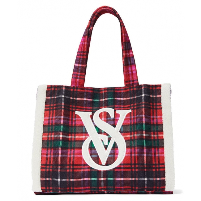 Сумка Victoria’s Secret Cozy Plush Sherpa Tote