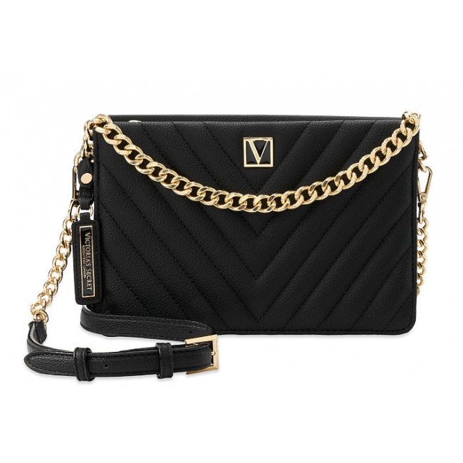 Сумочка кросбоді Victoria's Secret Pebbled Crossbody, Black