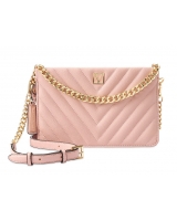 Сумочка кросбоді Victoria's Secret Pebbled Crossbody, Ribbed Pink