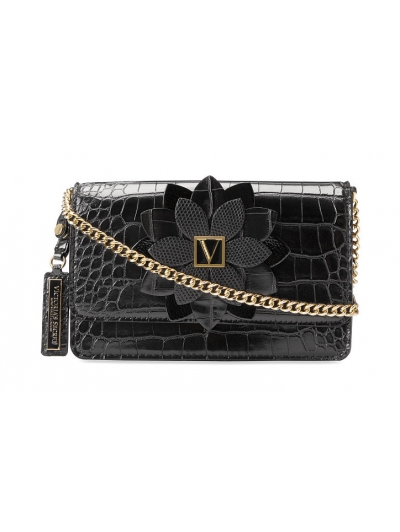 Сумка кросбоді Victoria's Secret The Victoria Medium Shoulder Bag, Black Piton