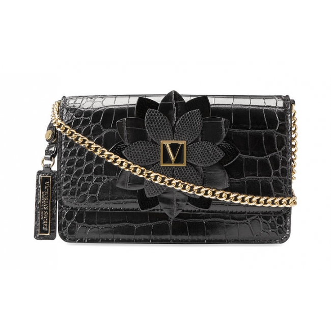 Сумка кросбоді Victoria's Secret The Victoria Medium Shoulder Bag, Black Piton