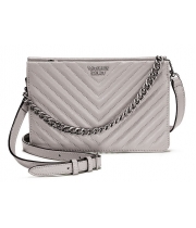 Сумка Кросбоді Victoria's Secret Pebbled V-Quilt Crossbody, Grey