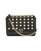 Сумочка кросбоді Victoria's Secret The Victoria Medium Shoulder Dots Bag, Black