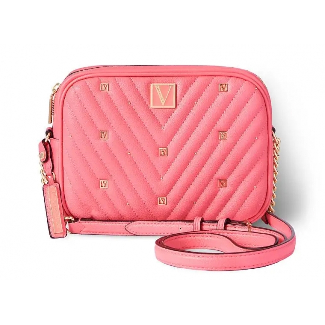 Сумка Victoria's Secret The Victoria Top-Zip Crossbody, Coral