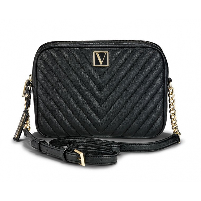 Сумка Victoria Secret The Victoria Top-Zip Crossbody, Black