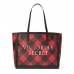 Сумка Victoria's Secret Red Plaid Carryall Tote