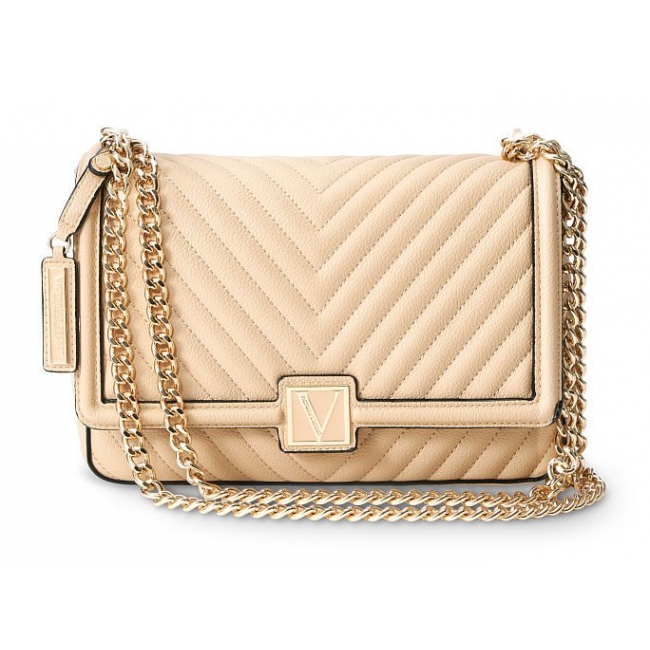 Сумочка Victoria's Secret The Victoria Medium Shoulder Bag, Blush Sand