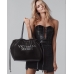 Оксамитова сумочка Victoria's Secret Velvet Logo Tote