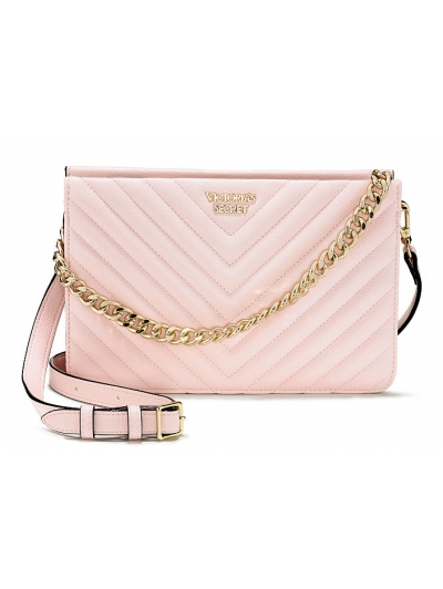 Сумка Кросбоді Victoria's Secret Pebbled V-Quilt Crossbody, Pink