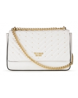 Сумочка Victoria's Secret Studded V-Quilt Bond Street Shoulder Bag, White