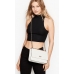 Сумочка Victoria's Secret Studded V-Quilt Bond Street Shoulder Bag, White