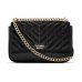 Сумочка Victoria's Secret Pebbled V-Quilt Small Street Shoulder Bag, Black Dots