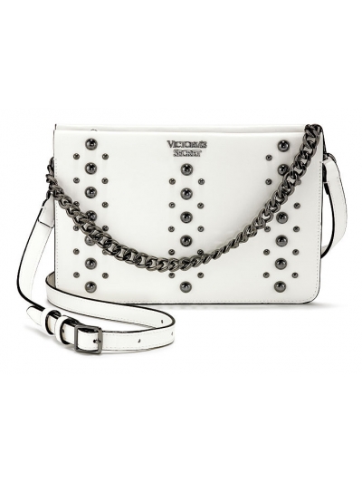 Сумка Кросбоді Victoria's Secret Pebbled V-Quilt Crossbody, White